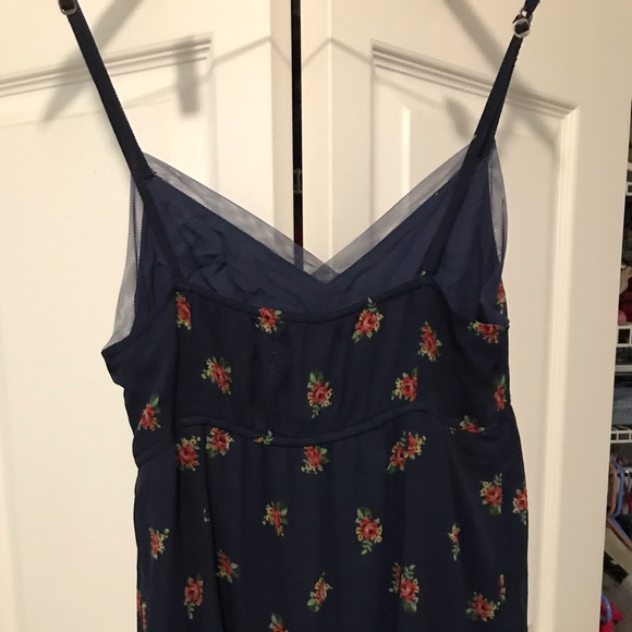 ABERCROMBIE Blue floral flowy dress - Picture 3 of 6
